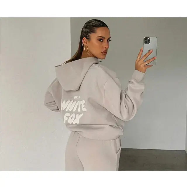 Discount white Fox Hoodie